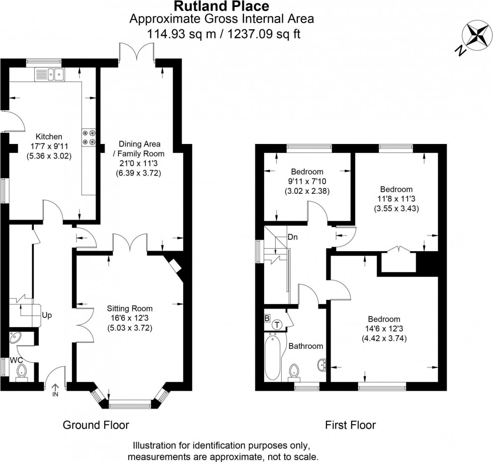 Floorplan for Rutland Place, Maidenhead