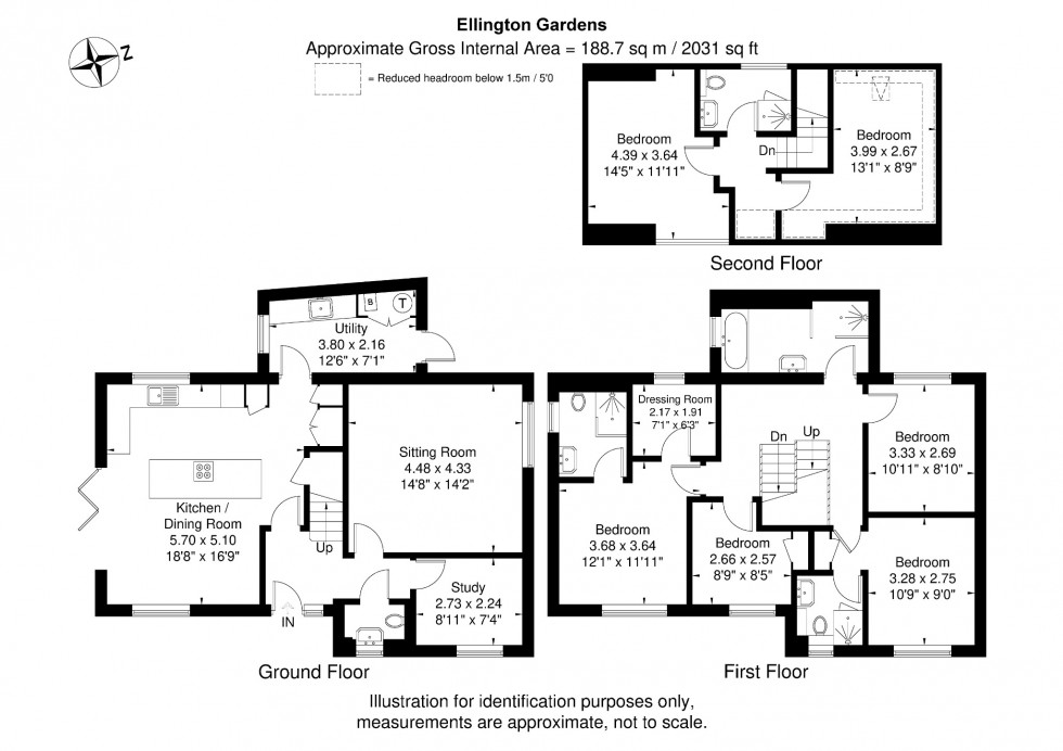 Floorplan for Ellington Gardens, Taplow