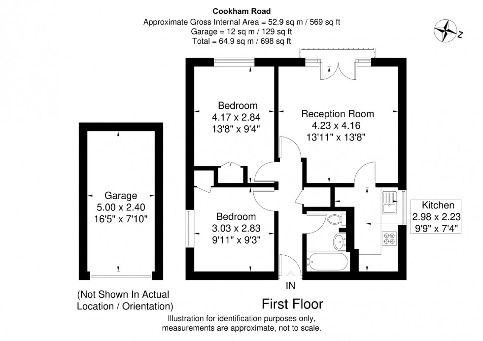 Floorplan for Cookham Road, Maidenhead