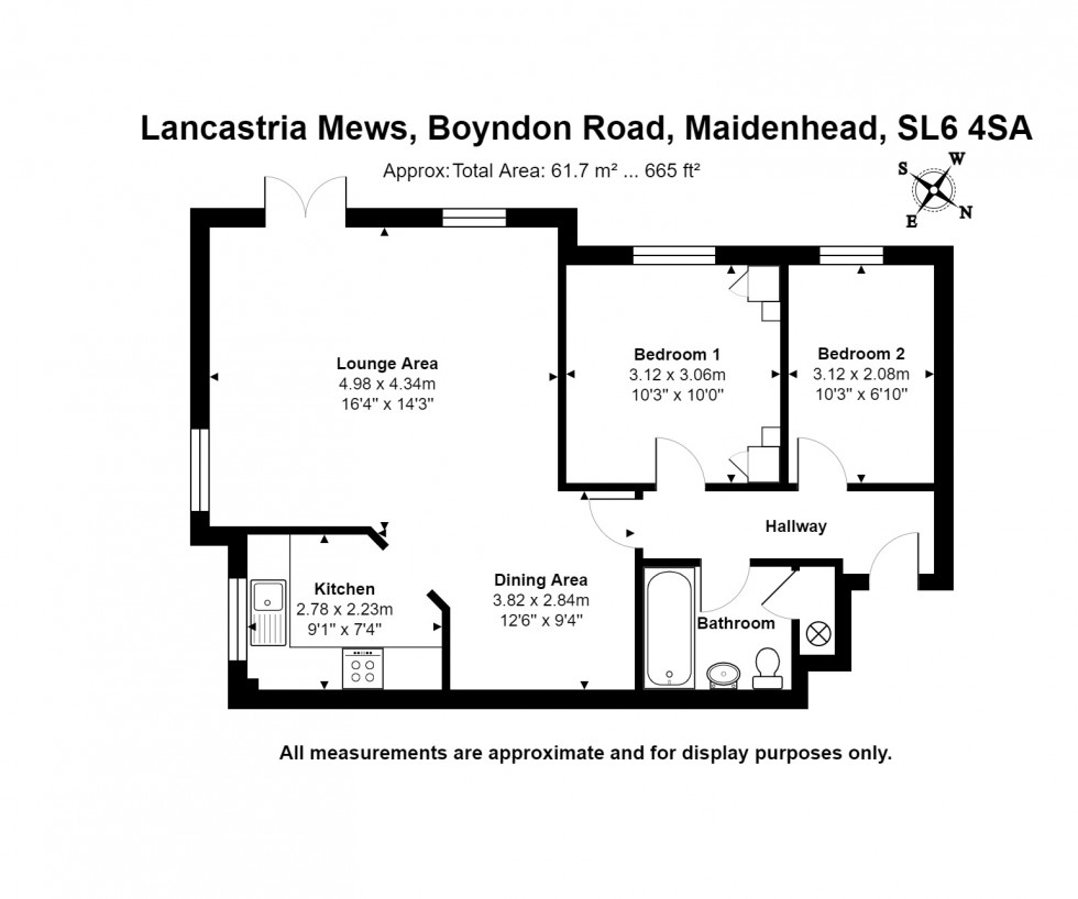 Floorplan for Lancastria Mews, Maidenhead
