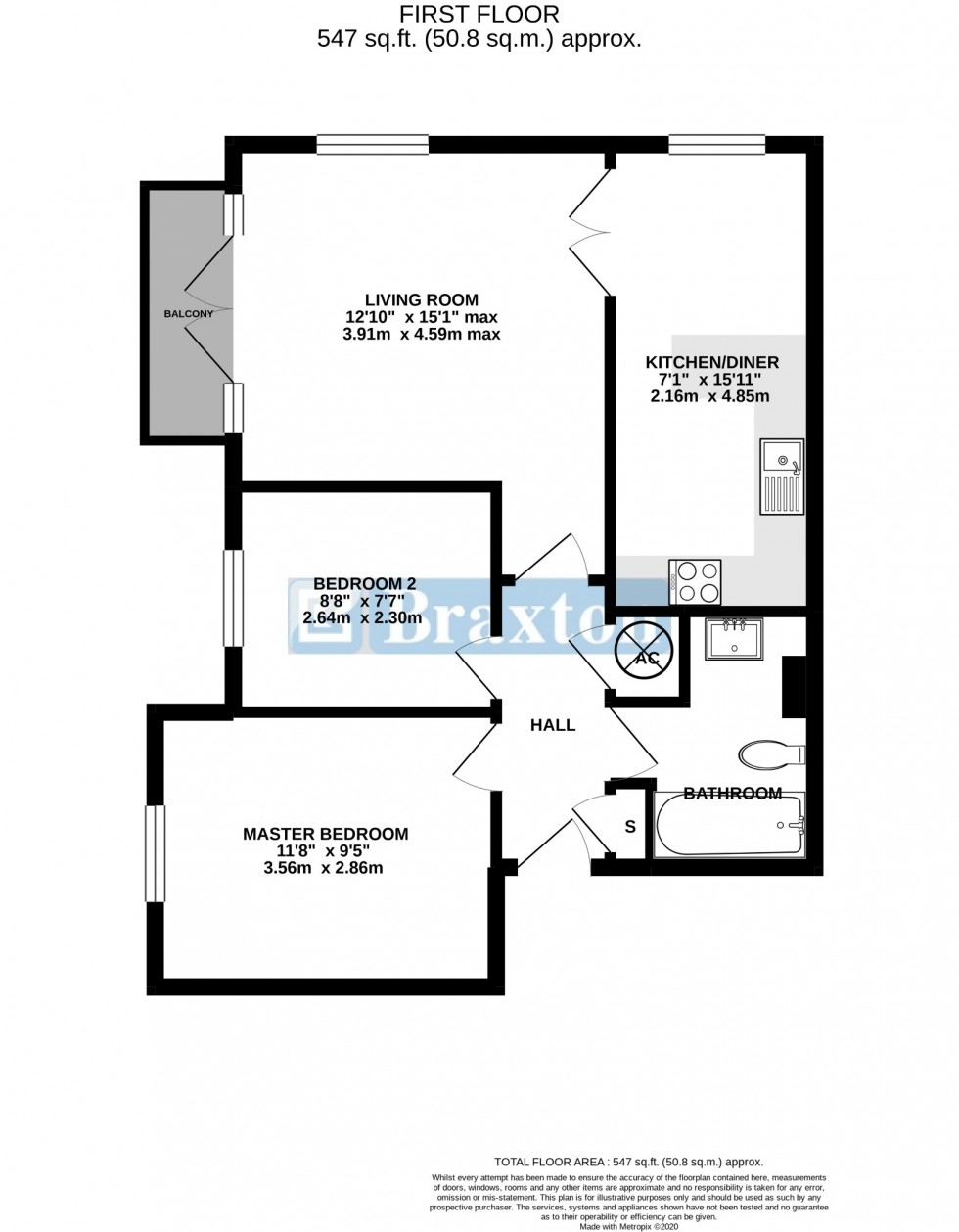Floorplan for Ludlow Road, Maidenhead
