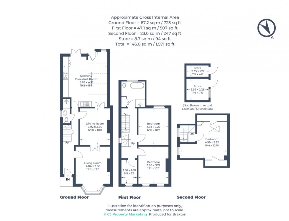Floorplan for All Saints Avenue, Maidenhead