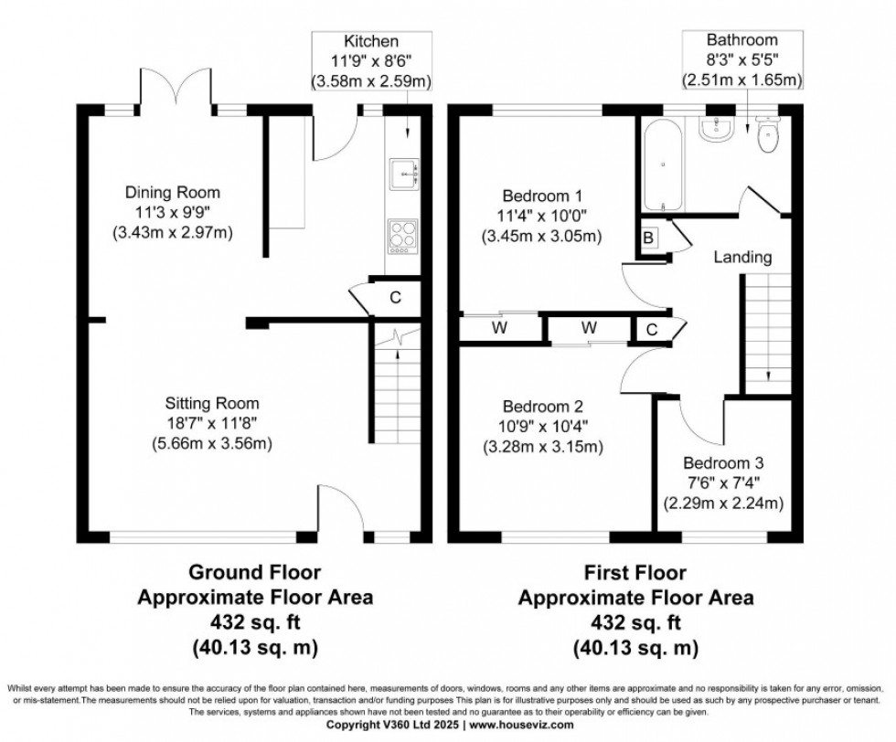 Floorplan for Warren Field, Iver