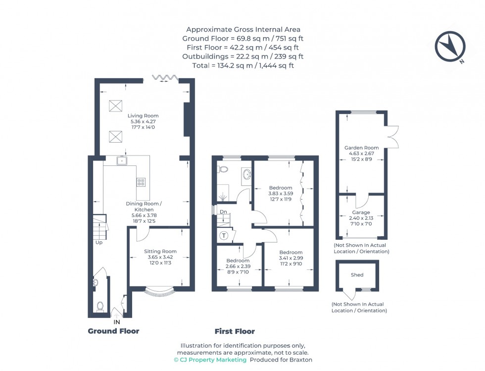 Floorplan for Ray Lea Close, Maidenhead