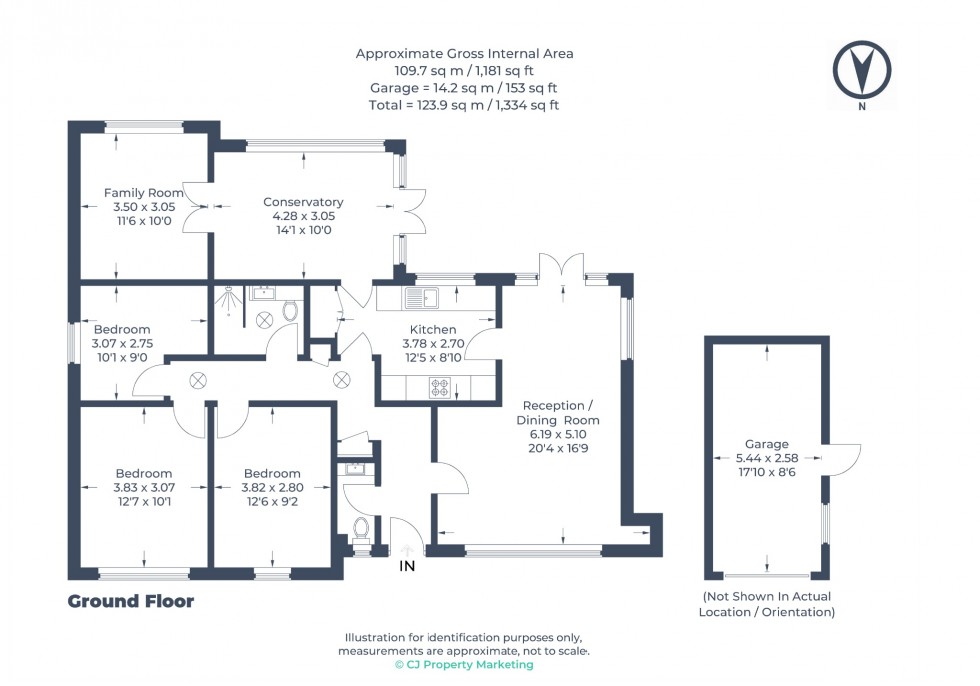 Floorplan for Hungerford Drive, Maidenhead