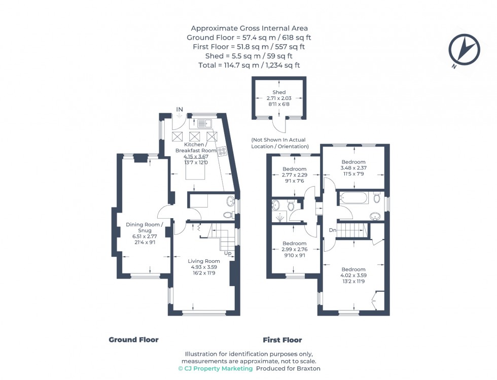 Floorplan for Bray, Berkshire