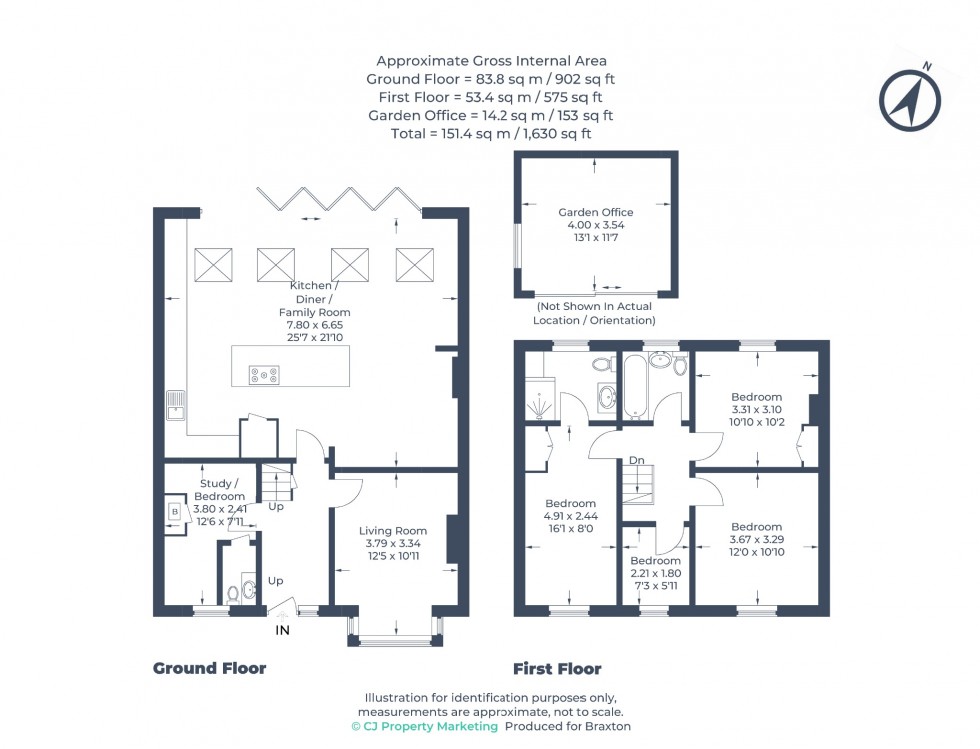 Floorplan for Bracken Road, Maidenhead