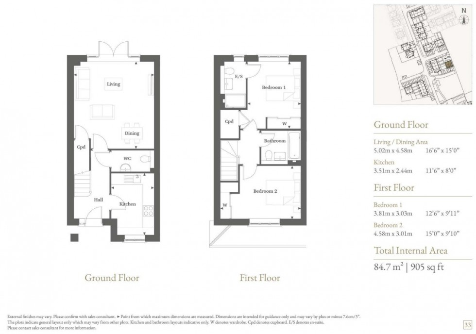 Floorplan for De Havilland Place, White Waltham Village, Maidenhead
