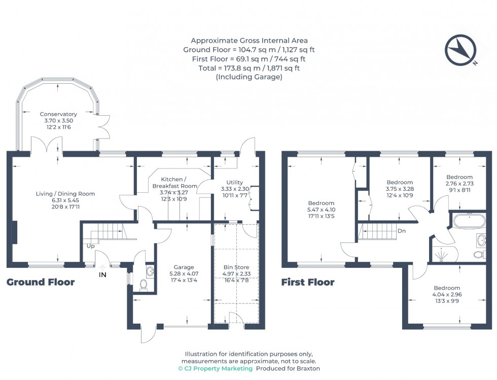 Floorplan for Rushington Avenue, Maidenhead