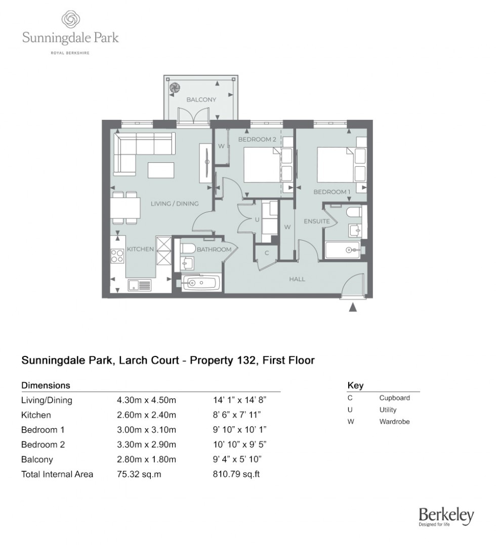 Floorplan for Sunningdale Park, Ascot