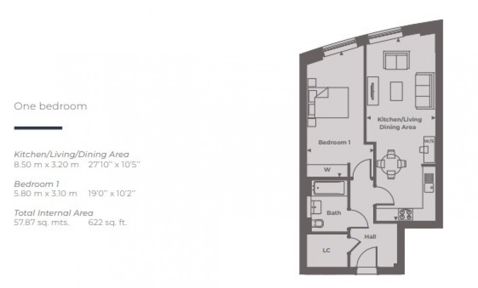 Floorplan for Waterside Quarter, Maidenhead