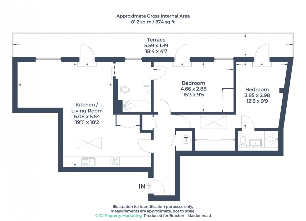 Floorplan for The Lofts, West Street, Maidenhead