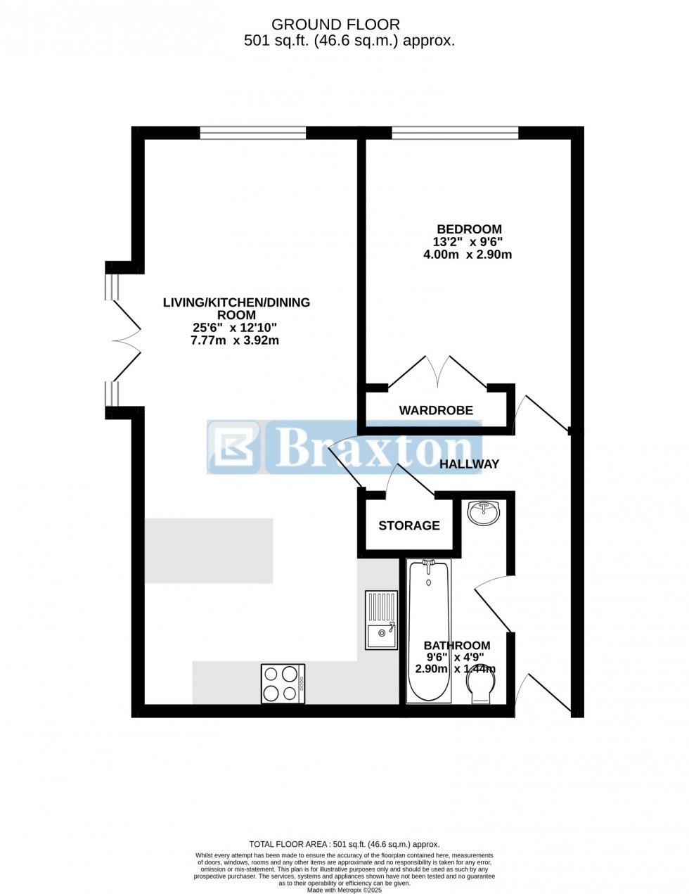 Floorplan for Close To Town & Elizabeth Line, Maidenhead