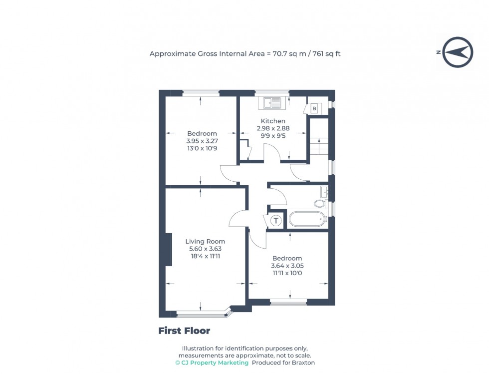 Floorplan for Ray Park Avenue, Maidenhead