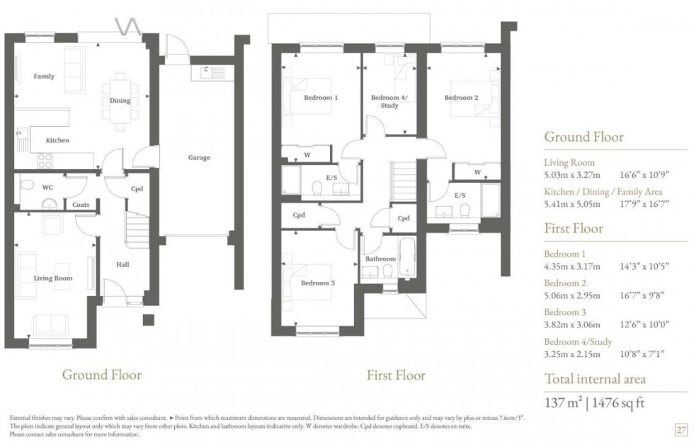 Floorplan for De Havilland Place, White Waltham Village, Maidenhead