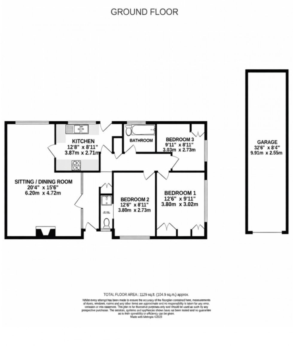 Floorplan for Close to Newlands School, Maidenhead