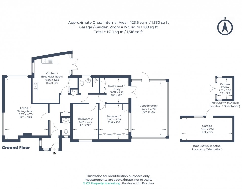 Floorplan for Hungerford Drive, Maidenhead