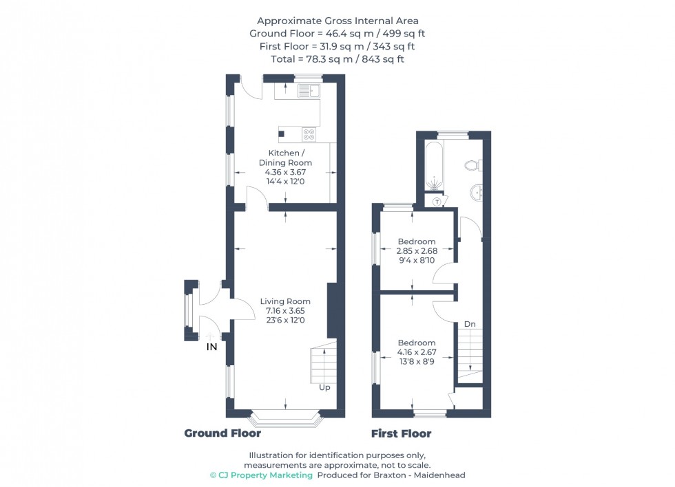 Floorplan for Ockwells Road, Maidenhead