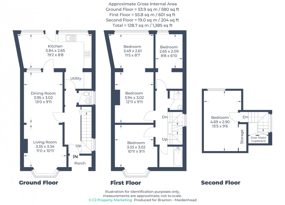 Floorplan for Towards Furze Platt, Maidenhead