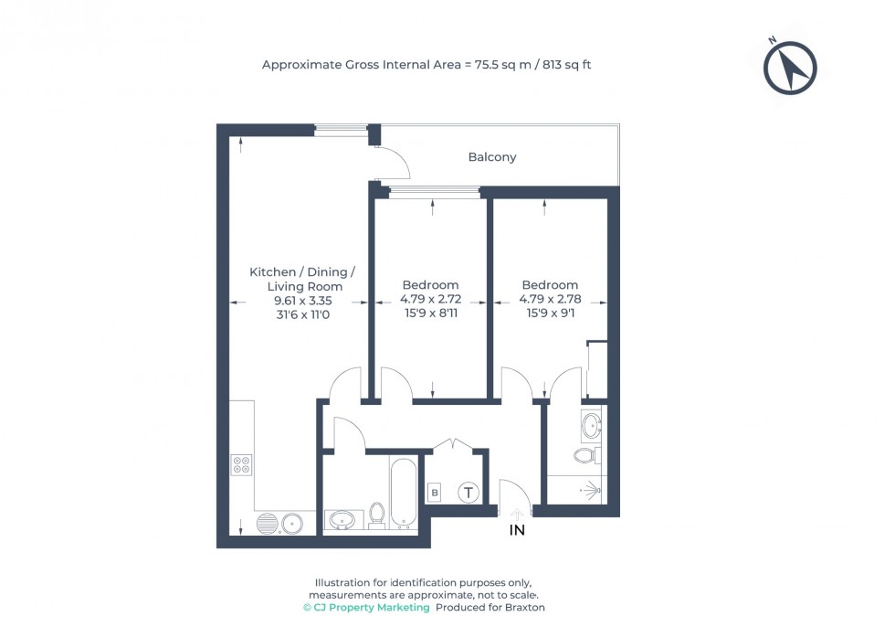 Floorplan for Oldfield Road, Maidenhead