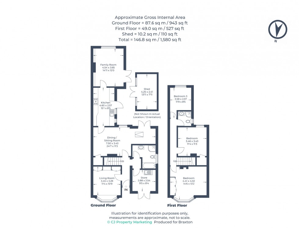 Floorplan for Penyston Road, Maidenhead