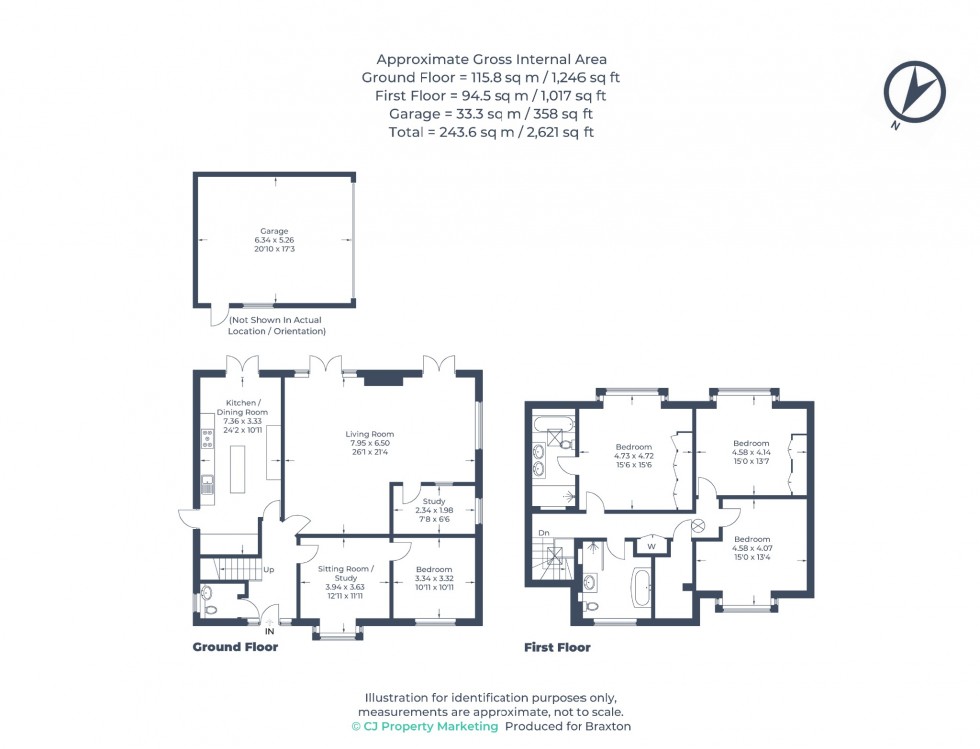 Floorplan for White Waltham, Maidenhead