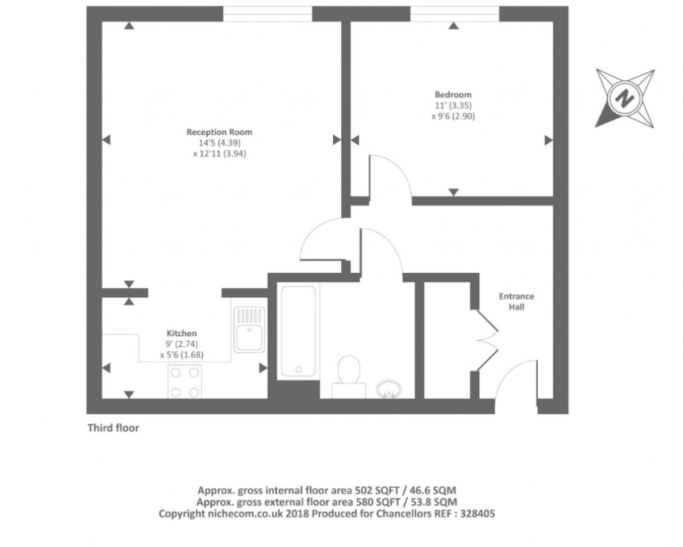 Floorplan for Grenfell Road, Maidenhead