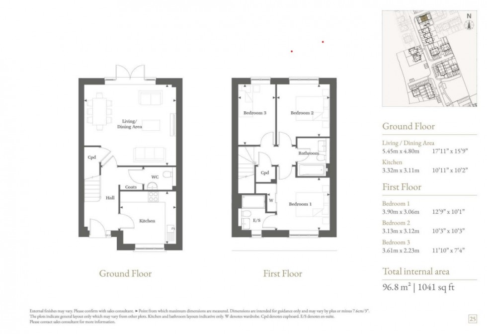 Floorplan for De Havilland Place, White Waltham Village, Maidenhead