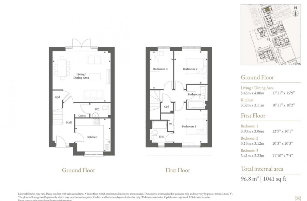 Floorplan for De Havilland Place, White Waltham Village, Maidenhead