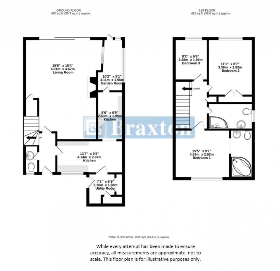 Floorplan for Holyport Street, Holyport, Maidenhead