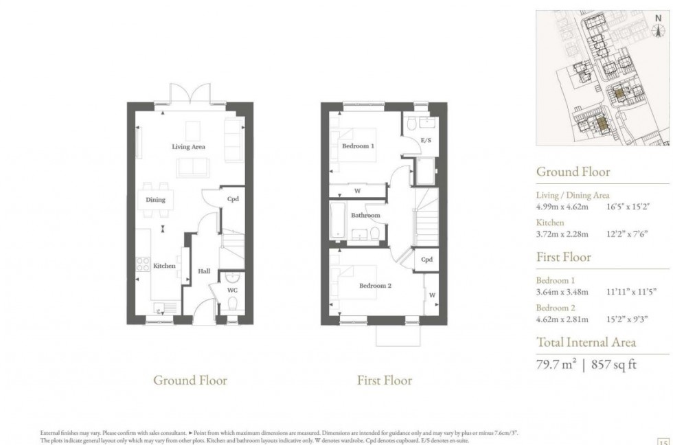 Floorplan for De Havilland Place, White Waltham Village, Maidenhead